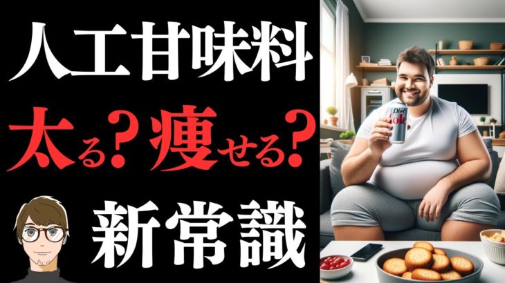 【最新の論文解説】ダイエットにおける人工甘味料の真実【人工甘味料は太るのか？】