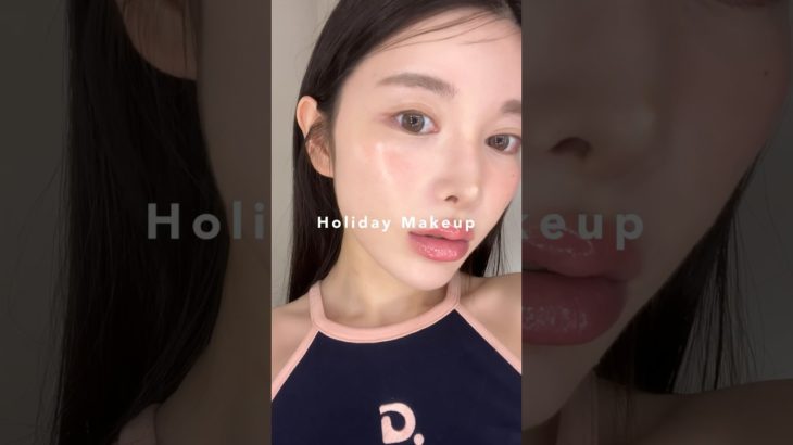 10分で終わる休日の楽ちんメイク😛🎀 #shorts