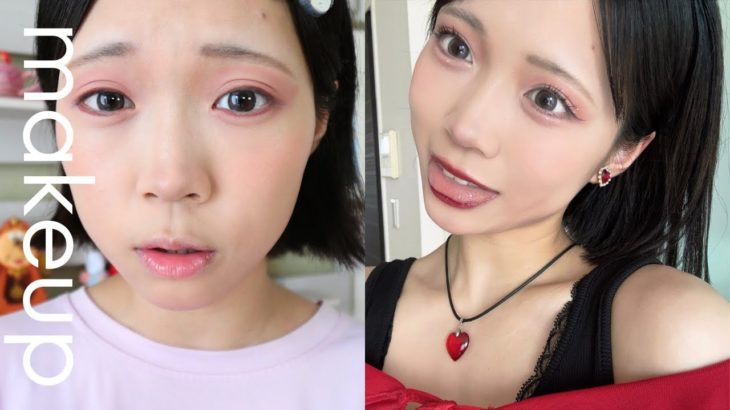 盛り耐性がなくても濃いメイクがしたい Cherry make🍒 #メイク練習の日