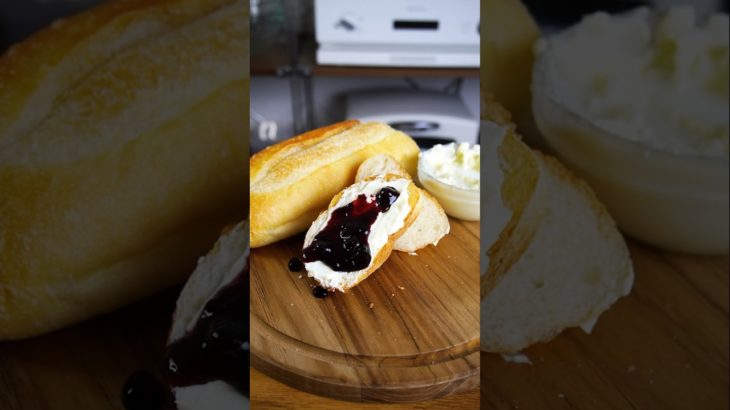 生クリームだけ！ペットボトルで手作りバター作り方！#food