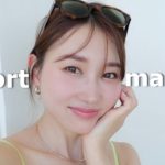 【夏メイク】なるべく焼きたくない、崩したくない。でも肌を隠す気はない私のリゾートメイク🏝️