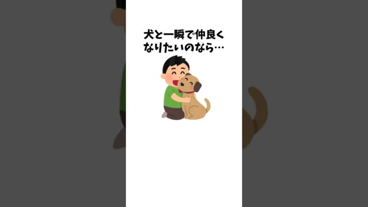 犬とすぐ仲良くなる方法　　#犬 #ペット #雑学