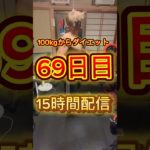 100kgからダイエット 69日目15時間配信#ダイエット記録 #ダイエット #diet