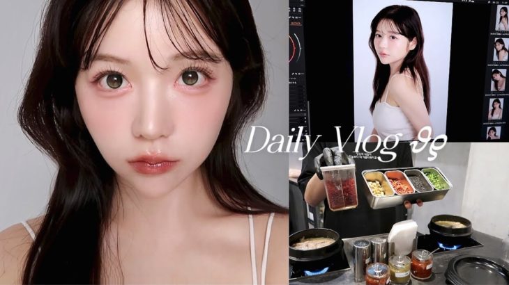𝑫𝒂𝒊𝒍𝒚 𝑽𝒍𝒐𝒈🍧韓国フォトスタジオ&メイクショップ,美容day,とある子とデート✧