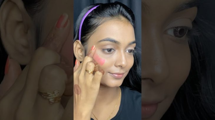 Durgapuja special no make-up look☀️💄#makeuptutorial #shorts