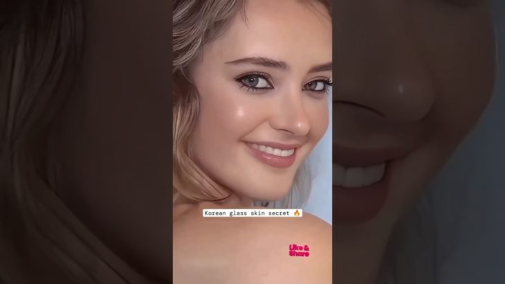 Korean Glass Skin Tips ✨️🦋 | Beauty Hacks | Skincare | #youtubeshorts #Beauty #korean #glassskin