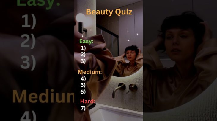 Only a Girl Can Fully Solve This! 💅✨ Beauty Trivia Challenge! You wouldn’t believe. Only 1% Can Ace.
