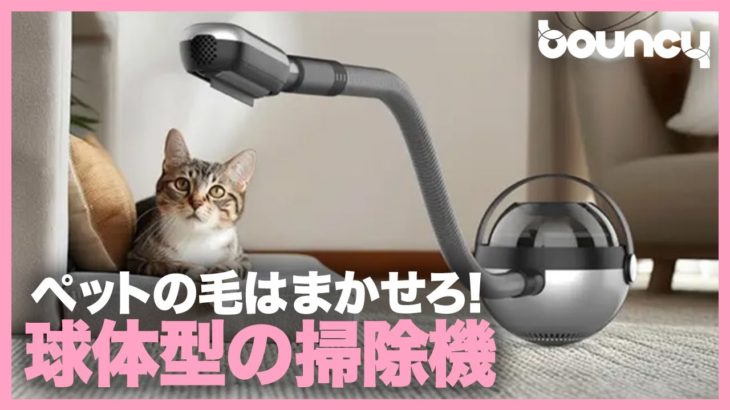 ペットのお手入れに特化！ あらゆる場所の毛を掃除する「PT001ダルマ式コードレスペット掃除機」