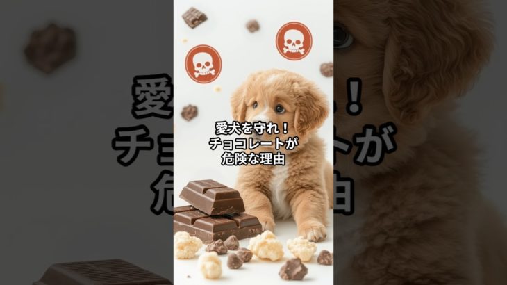 愛犬を守れ！チョコレートが危険な理由 #shorts #雑学 #ペット豆知識