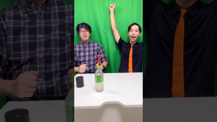 ペットボトルフリップとサイコロの凄技がヤバすぎる‼️ #ホリゾンタルチキンウィング