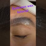 Eyebrows wax tutorial #angel Beauty parlour free knowledge #subscribe #like , comment and share