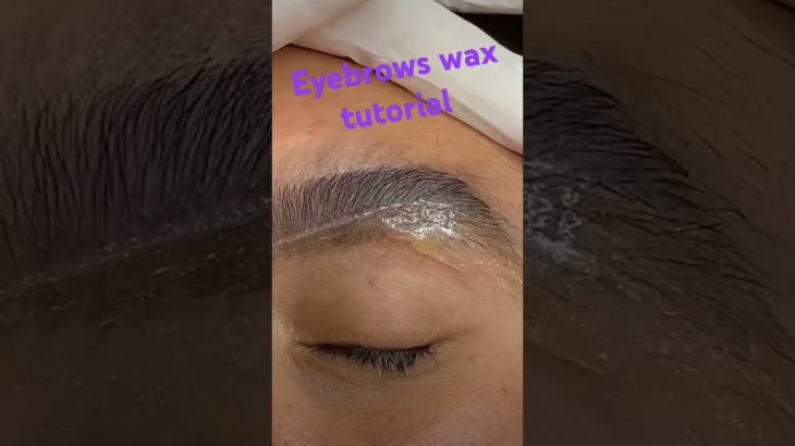 Eyebrows wax tutorial #angel Beauty parlour free knowledge #subscribe #like , comment and share