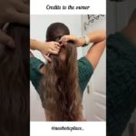 Hairstyle for frizzy hair ✨💗#shorts #girls #beauty #aesthetic #tomboy #korean #fypシ#tips #hairstyle