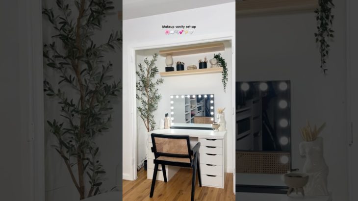 My Dream beauty room 🎀 #vanity #makeup #beauty #organization