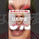 【XGメイク】真っ赤なバタフライ美少女おじさん最強説　#shorts #dragqueen