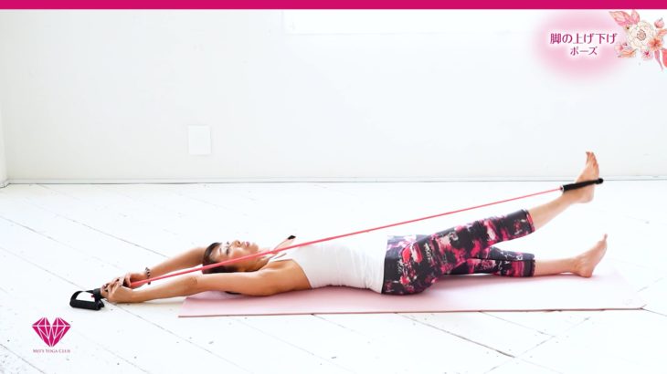 全身のむくみスッキリ美人(小顔メイク付足の上げ下げポーズ)