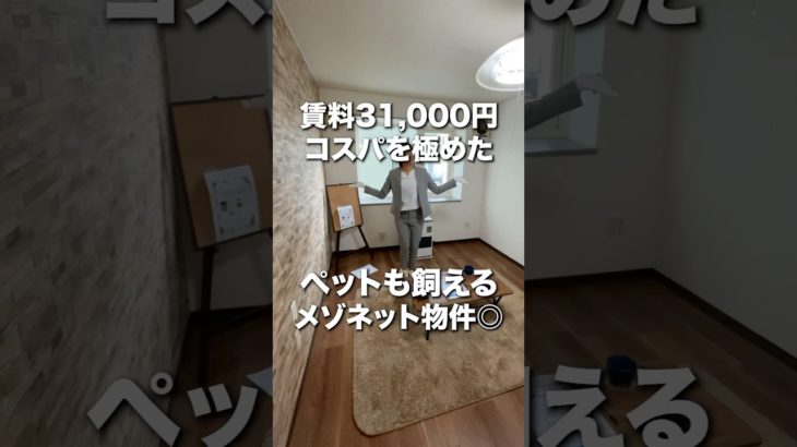 賃料31,000円！コスパを極めたペットも飼えるメゾネット物件◎ #札幌不動産  #物件紹介 #物件情報 #札幌賃貸情報 #お洒落物件  #札幌賃貸 #INDOOR不動産 #どさんこ賃貸むすめ