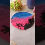 Beauty of night✨landscape ✨#anesthetic #beautiful #satisfy #shortsviral #guoache #guoachepallet #art