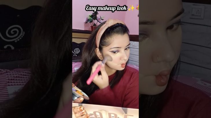 Easy makeup look ✨💐 #makeup #makeuplook #beauty