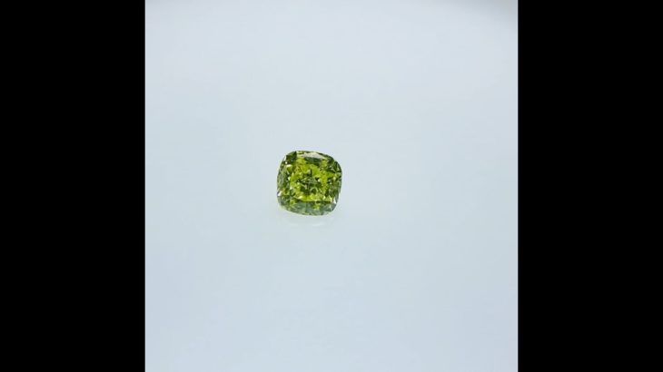 FANCY YELLOW GREEN 0.101ct X/RT2916/CGL