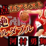 【河村勇輝ラジオ📻実況】ゲームメイクで試合を支配してしまう#nba #クーズ男 #yukikawamura #gリーグ #グリズリーズ #メンフィスハッスル #yukikawamura