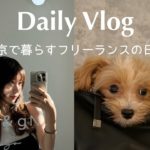 【vlog】東京で暮らすフリーランスの日常 | ペットと暮らす日常🐶