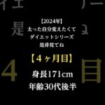 2024年ケイローのダイエット記録4ヶ月目