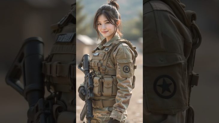 Beautiful Woman in Tactical  #ai #woman #beauty #shorts #short #shortvideo #youtubeshorts #video