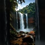 Beautiness of waterfall #beautiful #beauty #waterfall #alaska #alaskaphotography #shorts