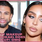 CELEBRITY ARTIST ROKAEL DOES MY MAKEUP! Holiday Glam