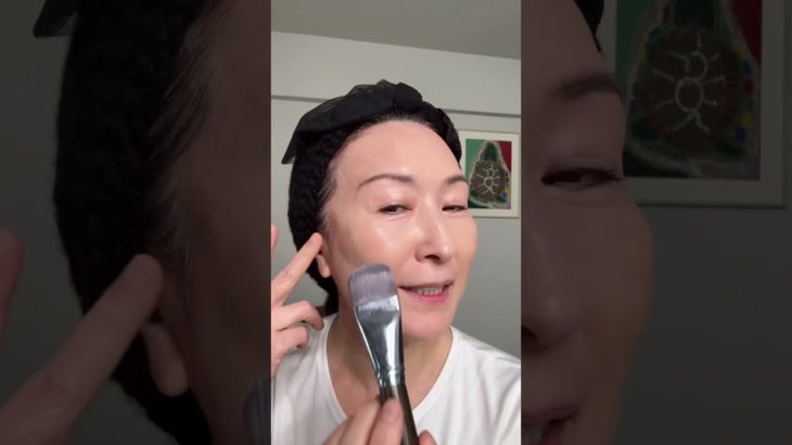 あざと可愛いOBAのいっちょあがり#大人女子メイク #60代メイク #50代メイク #チークの入れ方