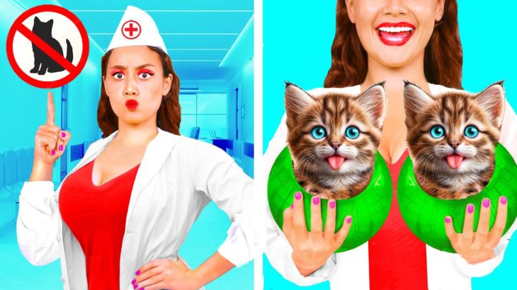 ペットを病院に忍び込ませる面白い方法 | いたずら戦争 TaTaRa Challenge