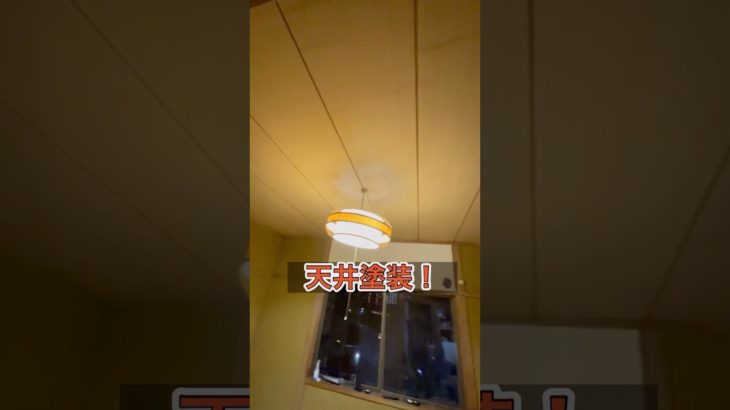 天井塗装！　#ダイエット #健康 #diy #筋トレ #リフォーム #美容 #リノベーション #暮らし