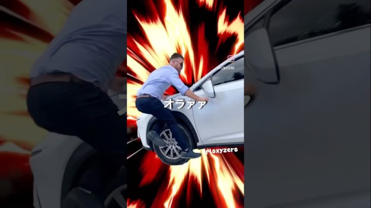 ペットボトルぶん投げられてガチギレするスポーツカー主#喧嘩#ガチギレ #ぶっ壊す#車