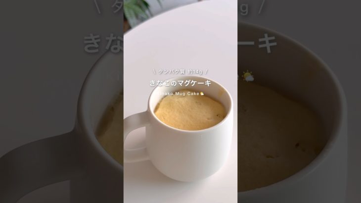 タンパク質マグケーキ😳💛#ダイエット　#ダイエットレシピ #ダイエットおやつ
