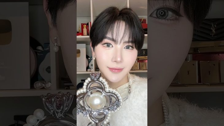 【ー10歳】前髪切って初メイクGRWM🫧