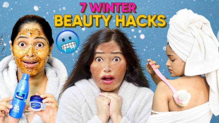 8 Winter Beauty Hacks You Must Know for Glowing  & Bright Skin 😱 Life Changing Hacks #benatural