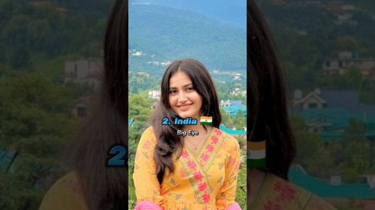 Top 10 Countries With Their Beauty Standard 🥰💜 #shorts #beauty #girl #top