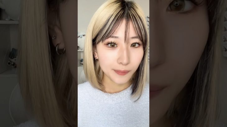 つり目解消メイク術☝🏻#つり目 #解消 #メイク術 #メイク