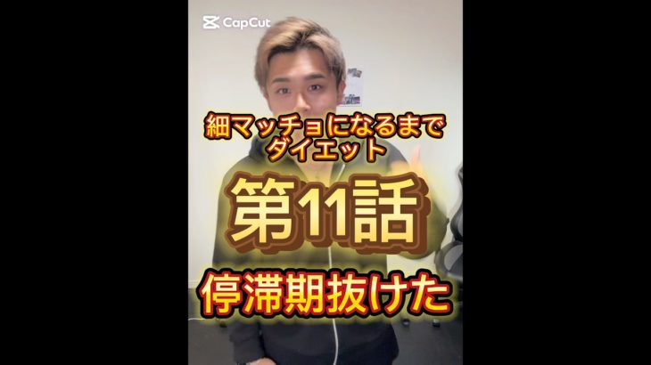 細マッチョになるまでダイエット第11話停滞期抜けた！#ダイエット #ダイエット記録