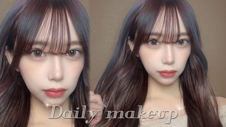 褒められる2025年最新の毎日メイクを紹介ꔛ‬♡ 盛れるオレンジメイク🧡