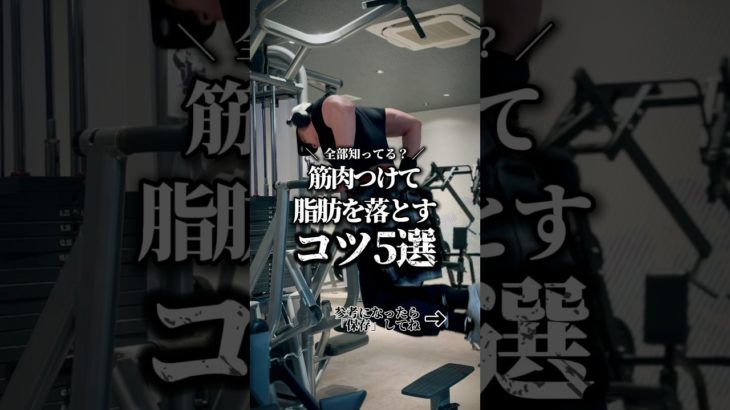 【ダイエットのコツ5選】#減量 #筋トレ #トレーニング #ダイエット #フィットネス #フィジーク #ピラティス #脂肪燃焼 #筋肉 #プロテイン #モチベーション #vlog