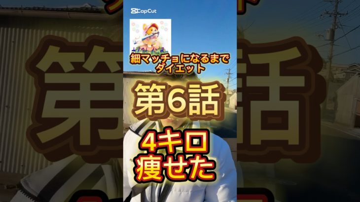 細マッチョになるまでダイエット第6話4kg痩せた！#ダイエット #ダイエット記録