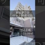ペット飼育可能😍広々73.09㎡の2LDKマンション✨ウォークインクローゼット2ヶ所❗️サンルーム付き❗️
