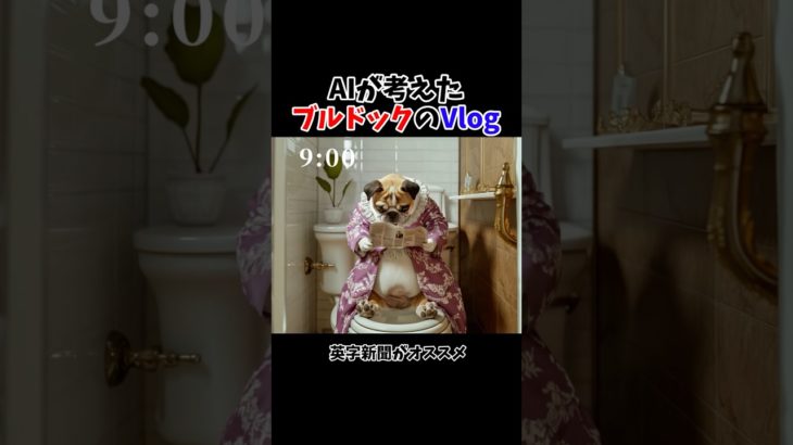 AIが考えたブルドッグのVlog #ai #ブルドッグ #bulldog #ペット #犬 #midjourney