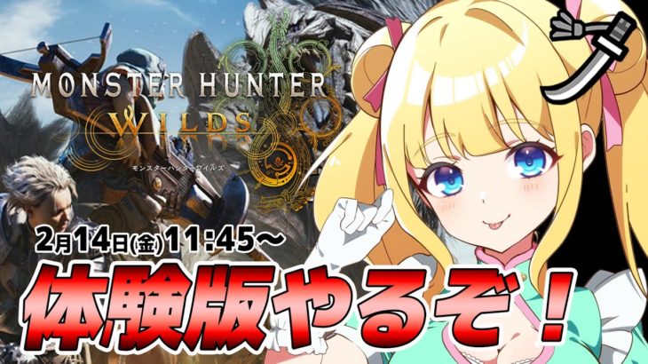 【モンハンワイルズβ】まだキャラメイクすらできていないけど、太刀復帰勢が行く久しぶりの狩りへ！#モンスターハンターワイルズ　#OBT2
