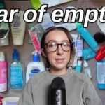 all the beauty products I used up in 2024