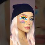 ステッカーみたいなメイク！