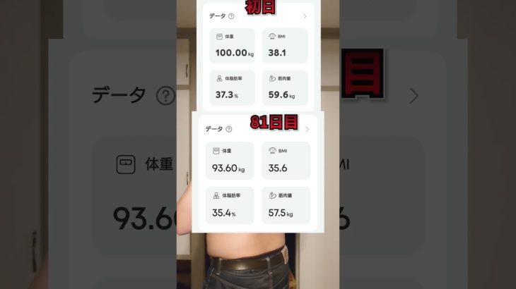 100キロデブが夏までに痩せる 81日目  #ダイエット #ダイエット記録 #フィットボクシング