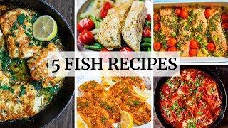 5 Mediterranean Diet Fish Recipes (Mediterranean Diet Recipes)